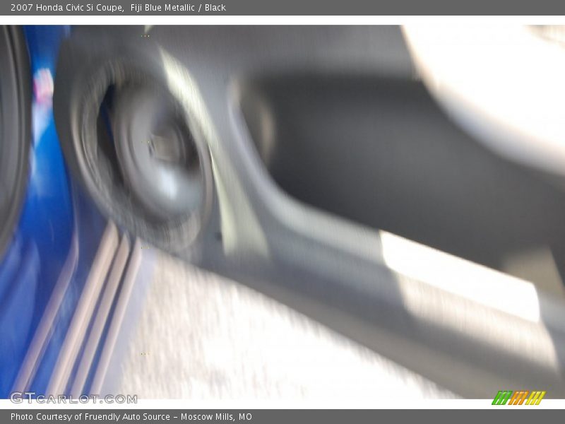 Fiji Blue Metallic / Black 2007 Honda Civic Si Coupe