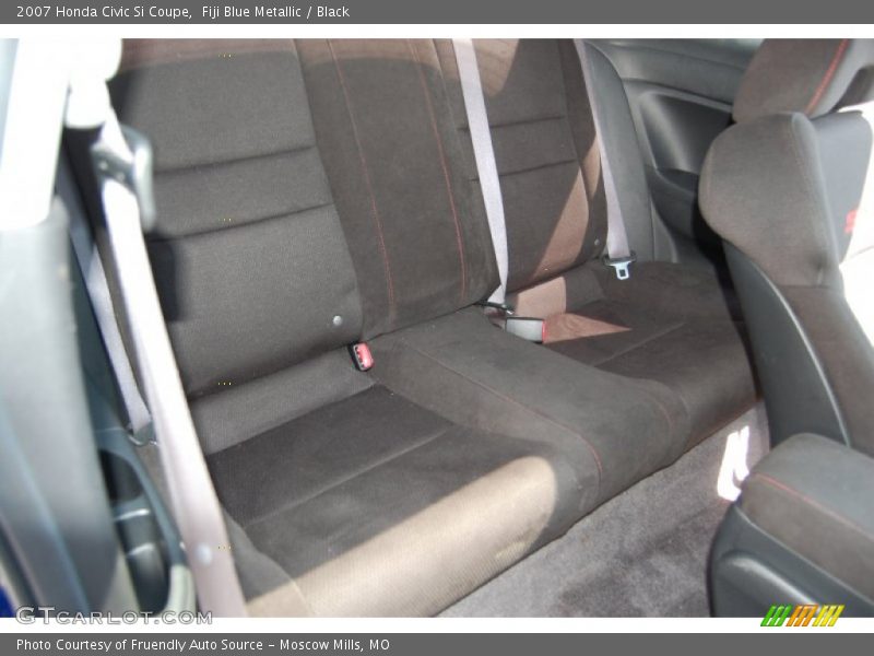 Fiji Blue Metallic / Black 2007 Honda Civic Si Coupe