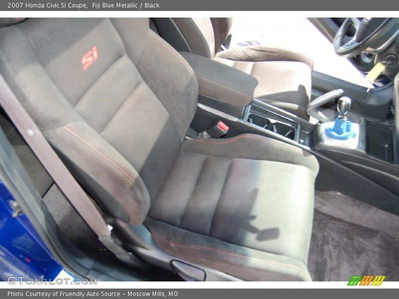 Fiji Blue Metallic / Black 2007 Honda Civic Si Coupe