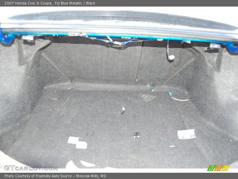 Fiji Blue Metallic / Black 2007 Honda Civic Si Coupe