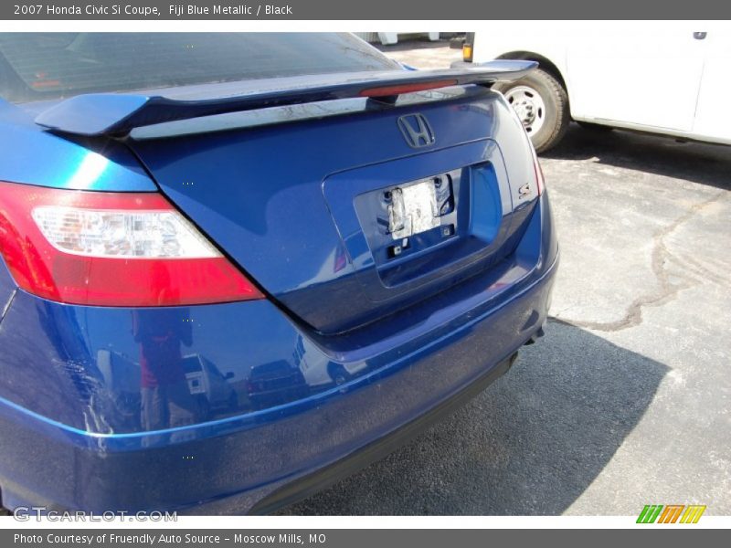 Fiji Blue Metallic / Black 2007 Honda Civic Si Coupe