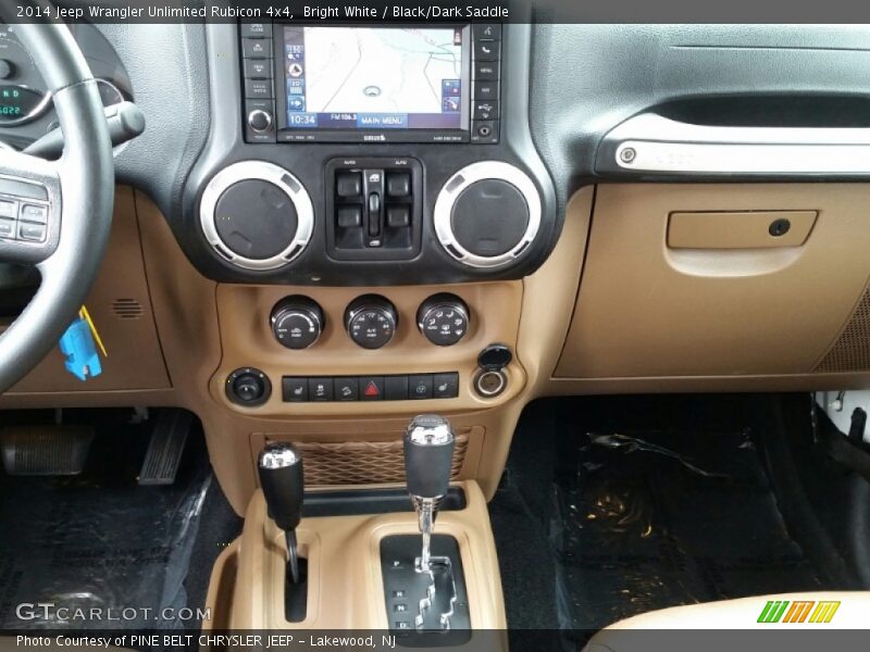 Bright White / Black/Dark Saddle 2014 Jeep Wrangler Unlimited Rubicon 4x4