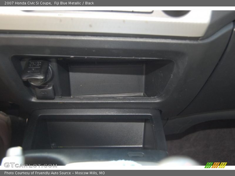 Fiji Blue Metallic / Black 2007 Honda Civic Si Coupe