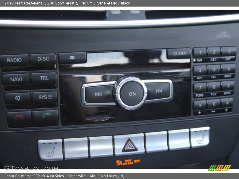 Iridium Silver Metallic / Black 2012 Mercedes-Benz C 300 Sport 4Matic
