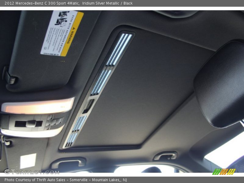 Iridium Silver Metallic / Black 2012 Mercedes-Benz C 300 Sport 4Matic