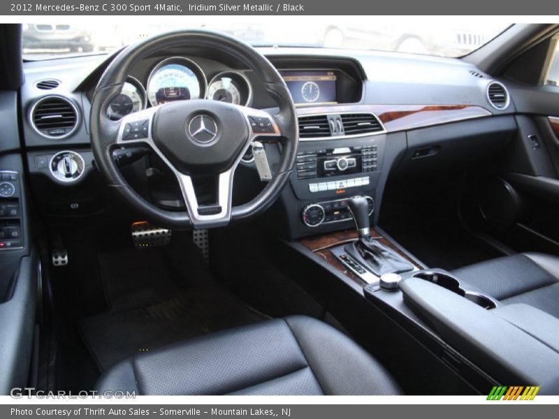 Iridium Silver Metallic / Black 2012 Mercedes-Benz C 300 Sport 4Matic