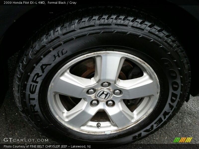 Formal Black / Gray 2009 Honda Pilot EX-L 4WD