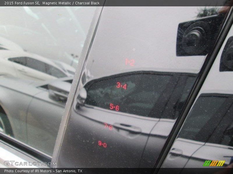 Magnetic Metallic / Charcoal Black 2015 Ford Fusion SE