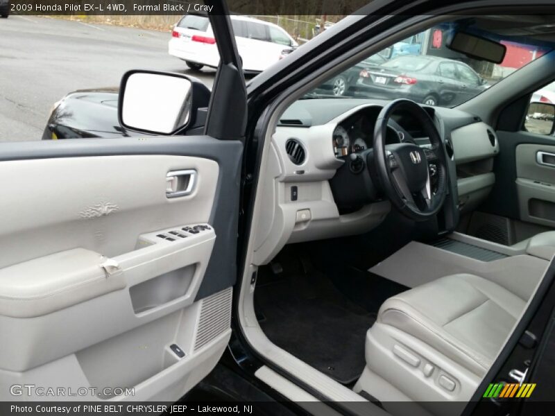 Formal Black / Gray 2009 Honda Pilot EX-L 4WD