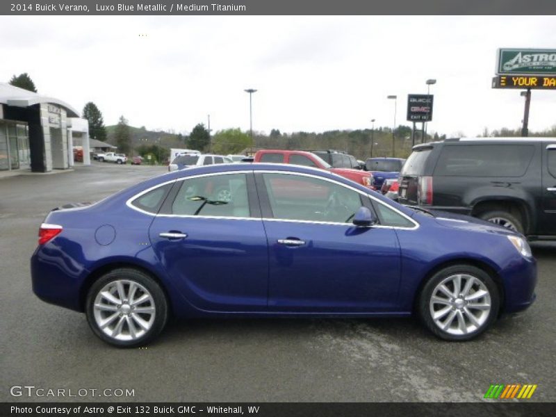 Luxo Blue Metallic / Medium Titanium 2014 Buick Verano