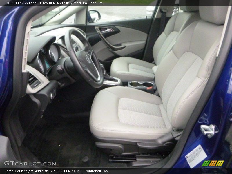 Luxo Blue Metallic / Medium Titanium 2014 Buick Verano