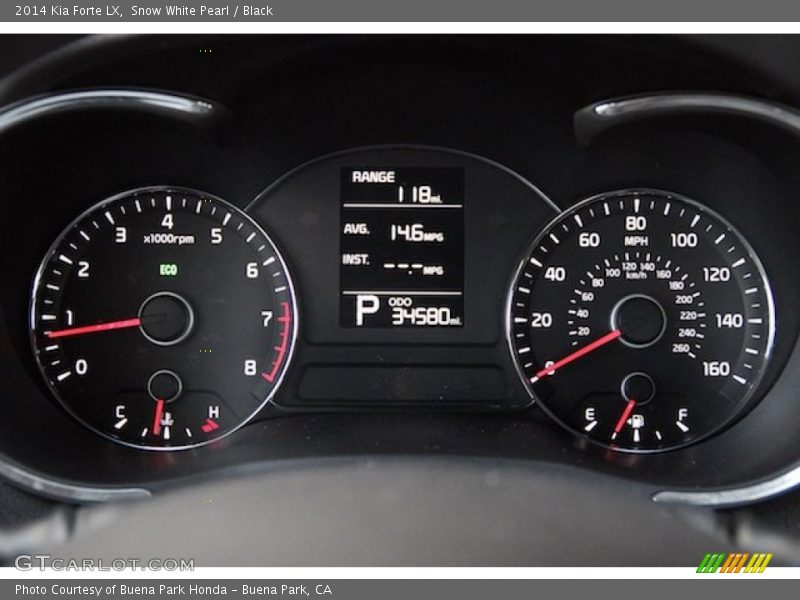 Snow White Pearl / Black 2014 Kia Forte LX