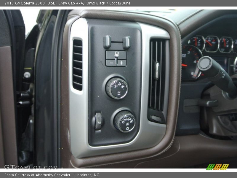 Onyx Black / Cocoa/Dune 2015 GMC Sierra 2500HD SLT Crew Cab 4x4