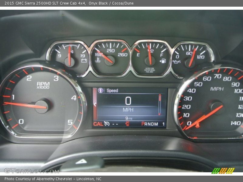 Onyx Black / Cocoa/Dune 2015 GMC Sierra 2500HD SLT Crew Cab 4x4