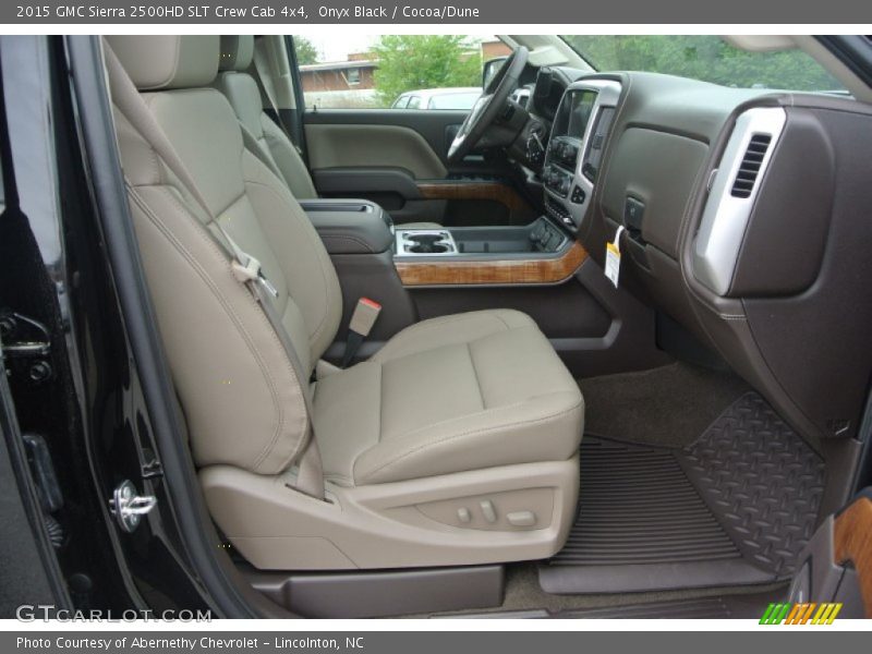 Onyx Black / Cocoa/Dune 2015 GMC Sierra 2500HD SLT Crew Cab 4x4