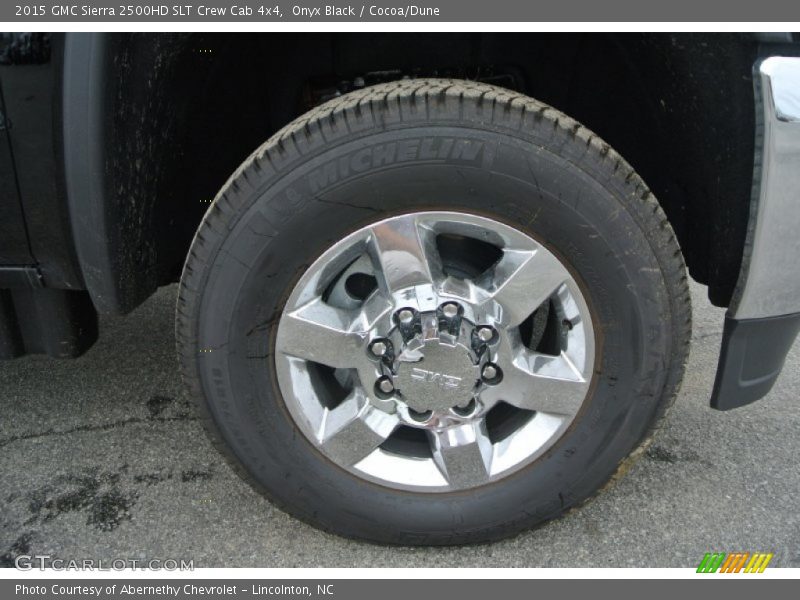 Onyx Black / Cocoa/Dune 2015 GMC Sierra 2500HD SLT Crew Cab 4x4