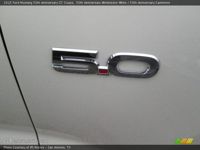 50th Anniversary Wimbledon White / 50th Anniversary Cashmere 2015 Ford Mustang 50th Anniversary GT Coupe