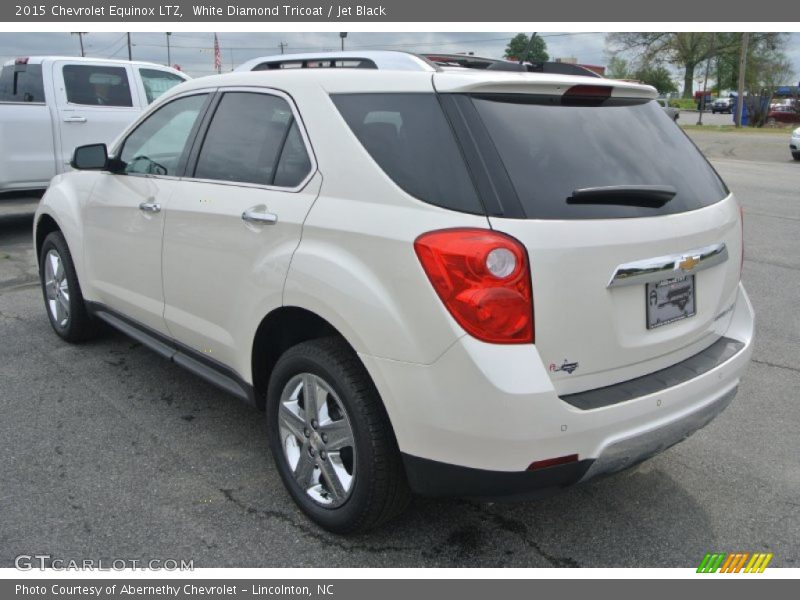 White Diamond Tricoat / Jet Black 2015 Chevrolet Equinox LTZ