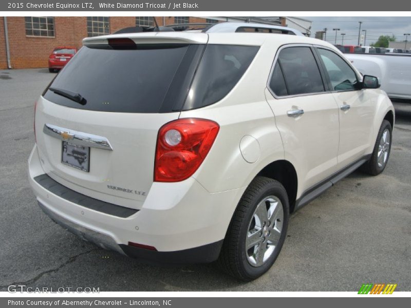 White Diamond Tricoat / Jet Black 2015 Chevrolet Equinox LTZ