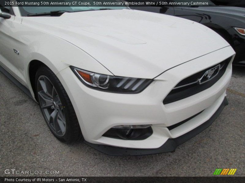 50th Anniversary Wimbledon White / 50th Anniversary Cashmere 2015 Ford Mustang 50th Anniversary GT Coupe