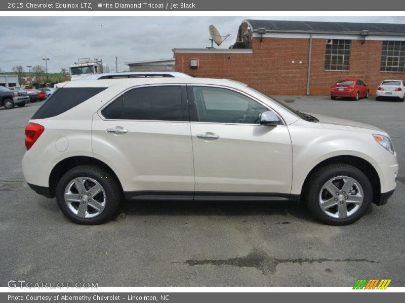 White Diamond Tricoat / Jet Black 2015 Chevrolet Equinox LTZ
