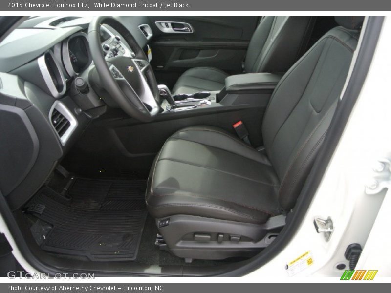 White Diamond Tricoat / Jet Black 2015 Chevrolet Equinox LTZ
