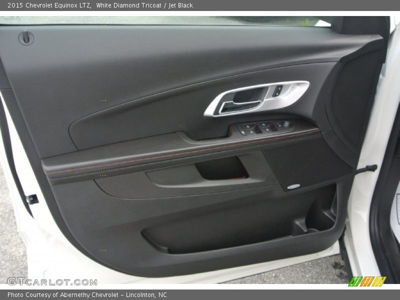 White Diamond Tricoat / Jet Black 2015 Chevrolet Equinox LTZ