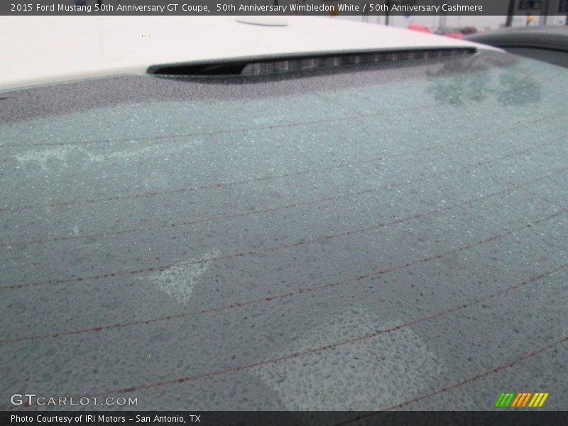50th Anniversary Wimbledon White / 50th Anniversary Cashmere 2015 Ford Mustang 50th Anniversary GT Coupe