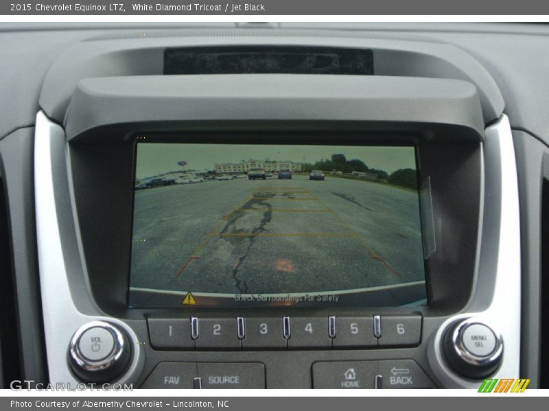 White Diamond Tricoat / Jet Black 2015 Chevrolet Equinox LTZ