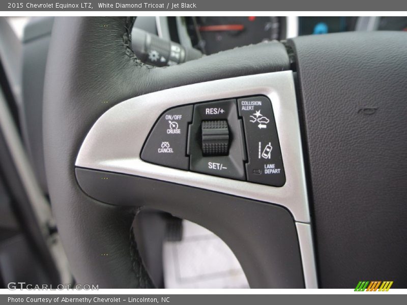 White Diamond Tricoat / Jet Black 2015 Chevrolet Equinox LTZ