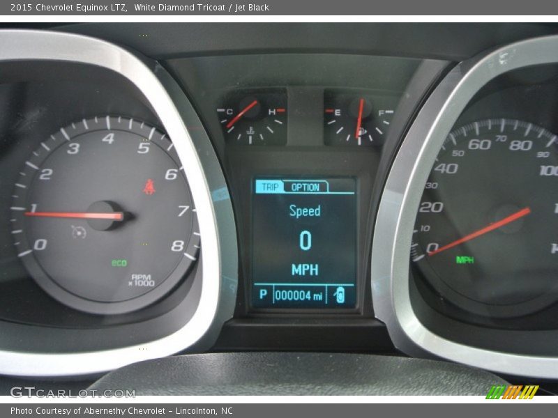 White Diamond Tricoat / Jet Black 2015 Chevrolet Equinox LTZ