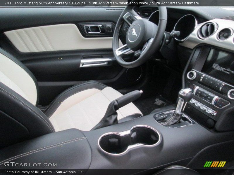 50th Anniversary Wimbledon White / 50th Anniversary Cashmere 2015 Ford Mustang 50th Anniversary GT Coupe