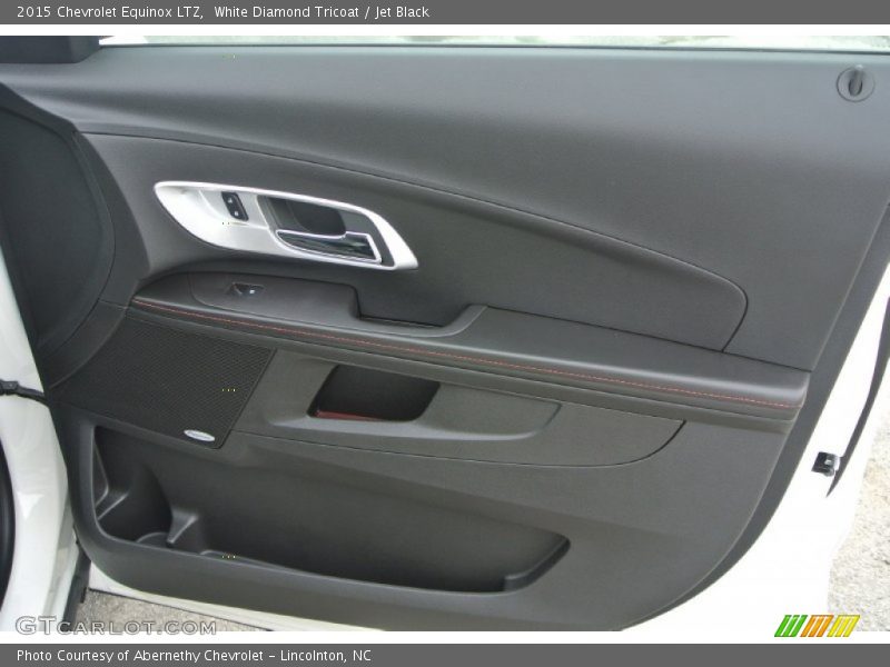 White Diamond Tricoat / Jet Black 2015 Chevrolet Equinox LTZ
