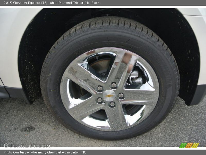 White Diamond Tricoat / Jet Black 2015 Chevrolet Equinox LTZ