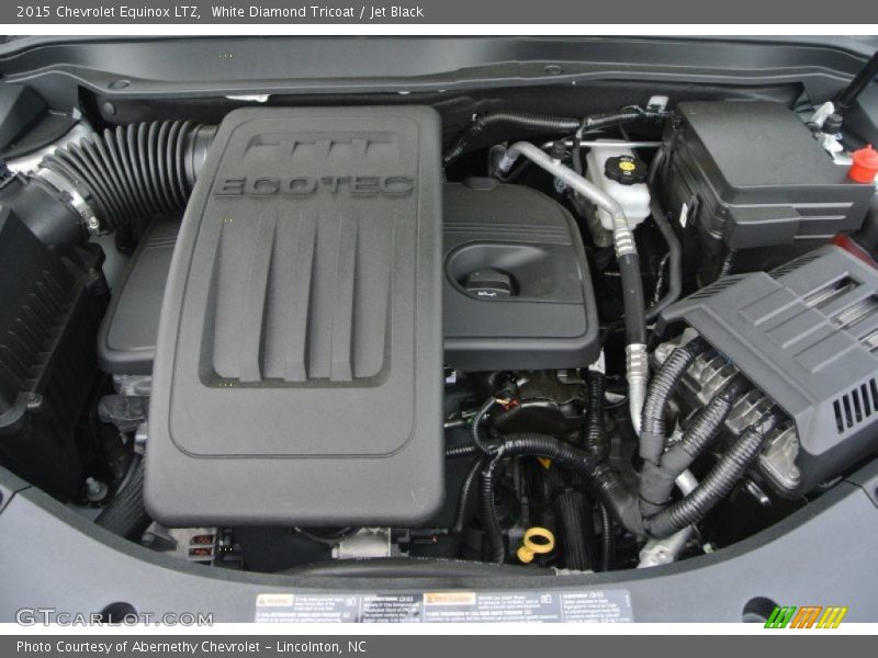 White Diamond Tricoat / Jet Black 2015 Chevrolet Equinox LTZ