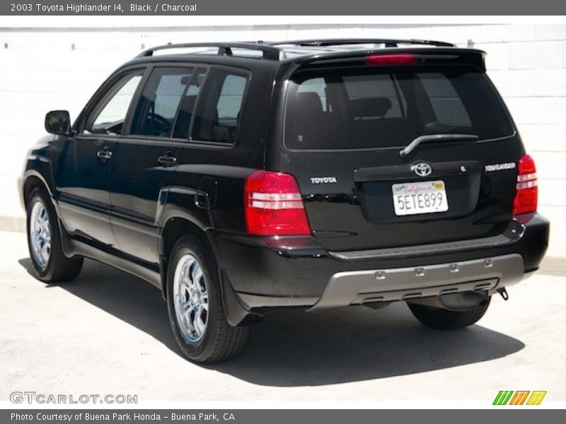 Black / Charcoal 2003 Toyota Highlander I4