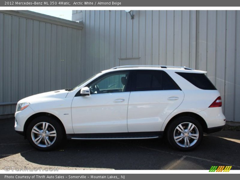 Arctic White / Almond Beige 2012 Mercedes-Benz ML 350 4Matic