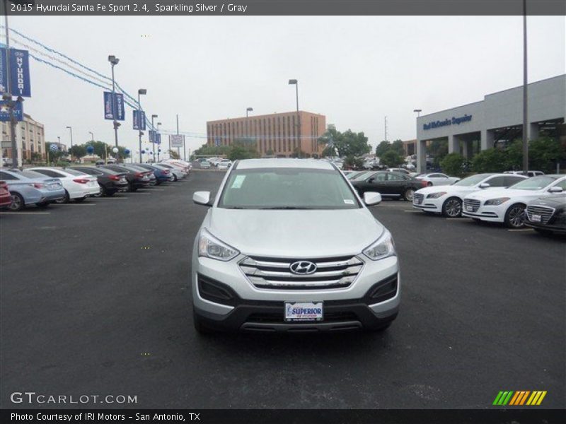 Sparkling Silver / Gray 2015 Hyundai Santa Fe Sport 2.4