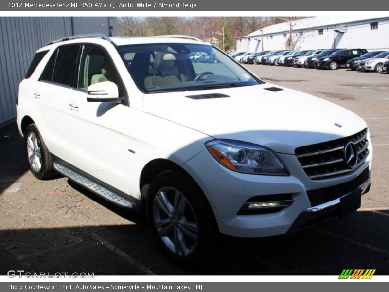 Arctic White / Almond Beige 2012 Mercedes-Benz ML 350 4Matic
