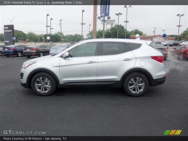 Sparkling Silver / Gray 2015 Hyundai Santa Fe Sport 2.4