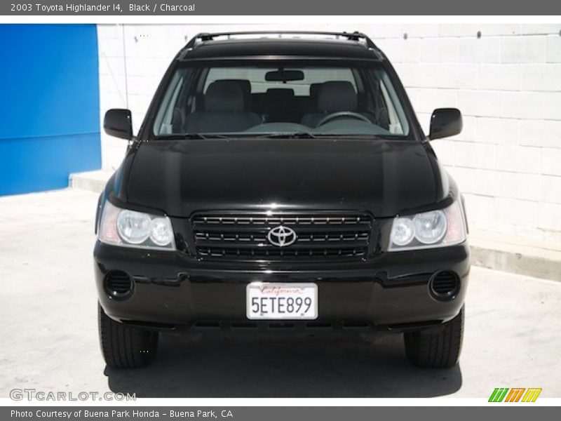 Black / Charcoal 2003 Toyota Highlander I4