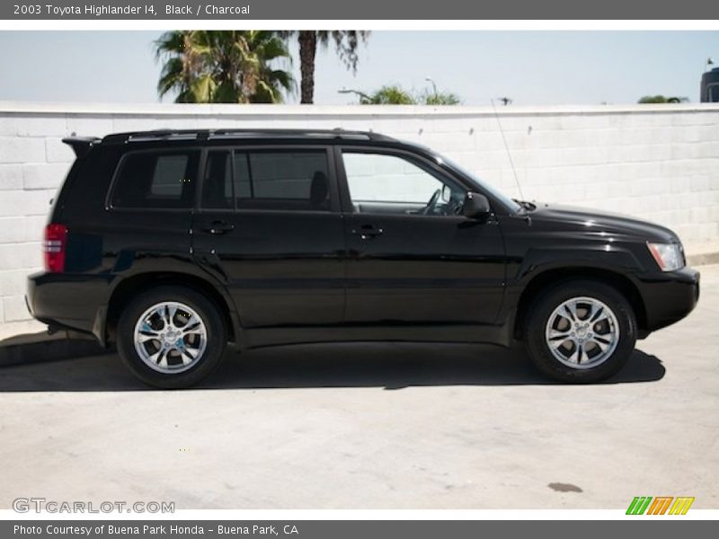 Black / Charcoal 2003 Toyota Highlander I4