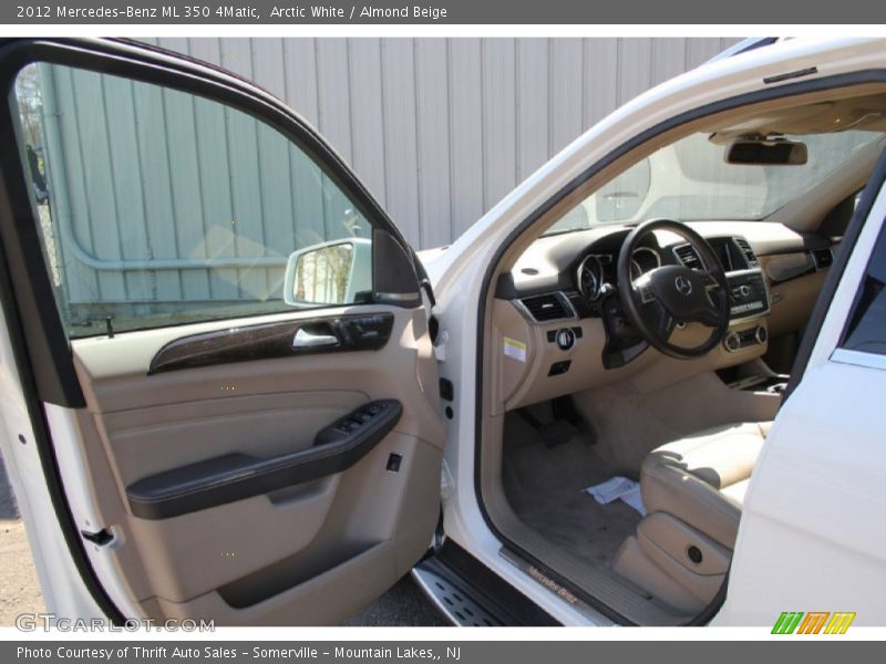 Arctic White / Almond Beige 2012 Mercedes-Benz ML 350 4Matic