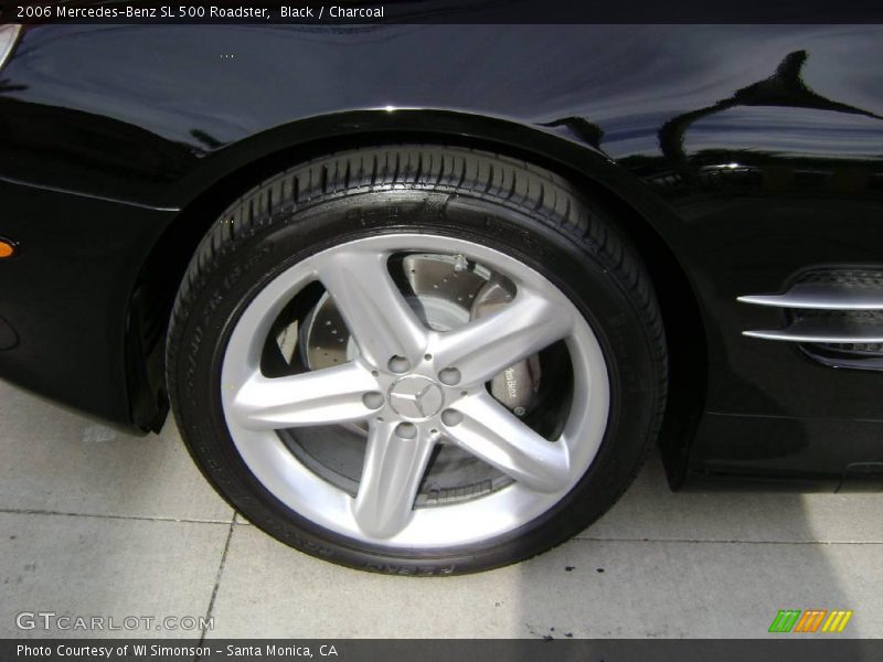 Black / Charcoal 2006 Mercedes-Benz SL 500 Roadster