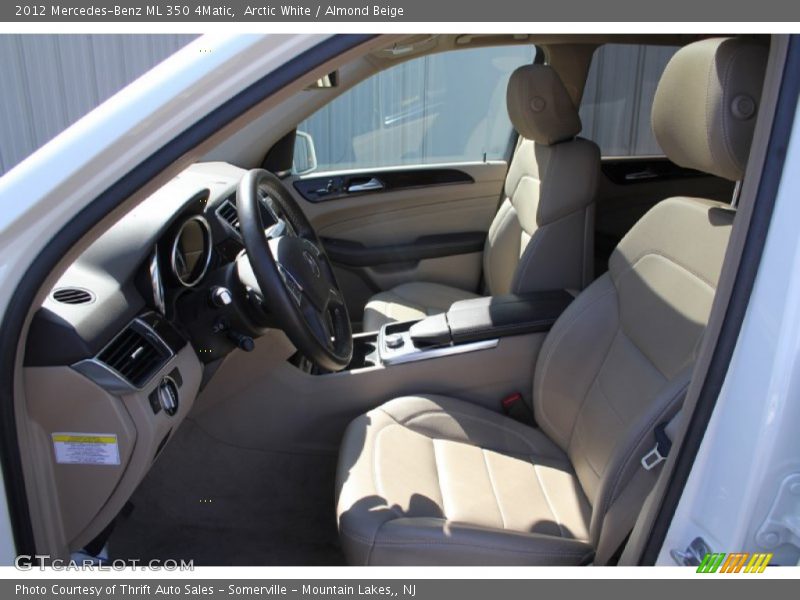 Arctic White / Almond Beige 2012 Mercedes-Benz ML 350 4Matic