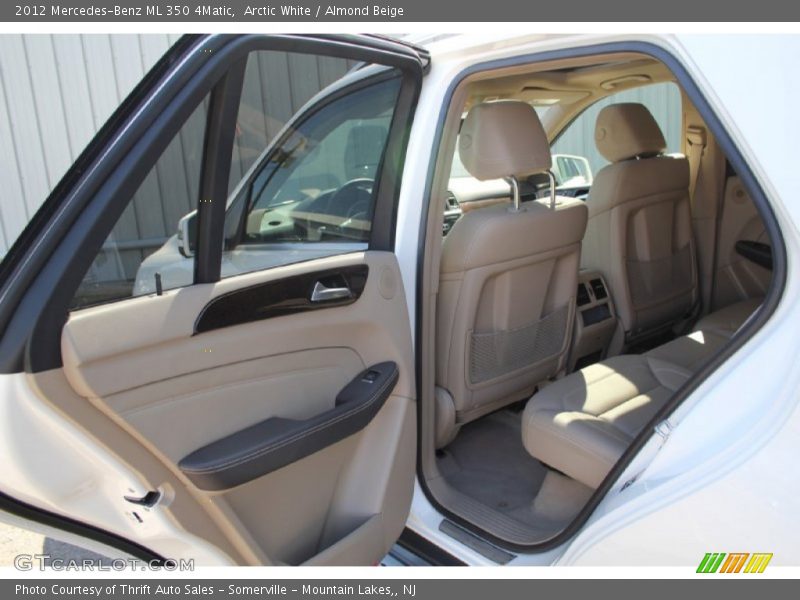 Arctic White / Almond Beige 2012 Mercedes-Benz ML 350 4Matic