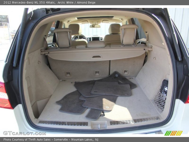 Arctic White / Almond Beige 2012 Mercedes-Benz ML 350 4Matic