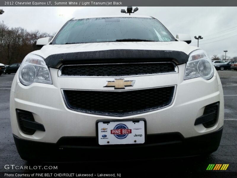 Summit White / Light Titanium/Jet Black 2012 Chevrolet Equinox LT