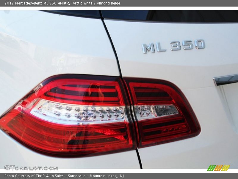 Arctic White / Almond Beige 2012 Mercedes-Benz ML 350 4Matic