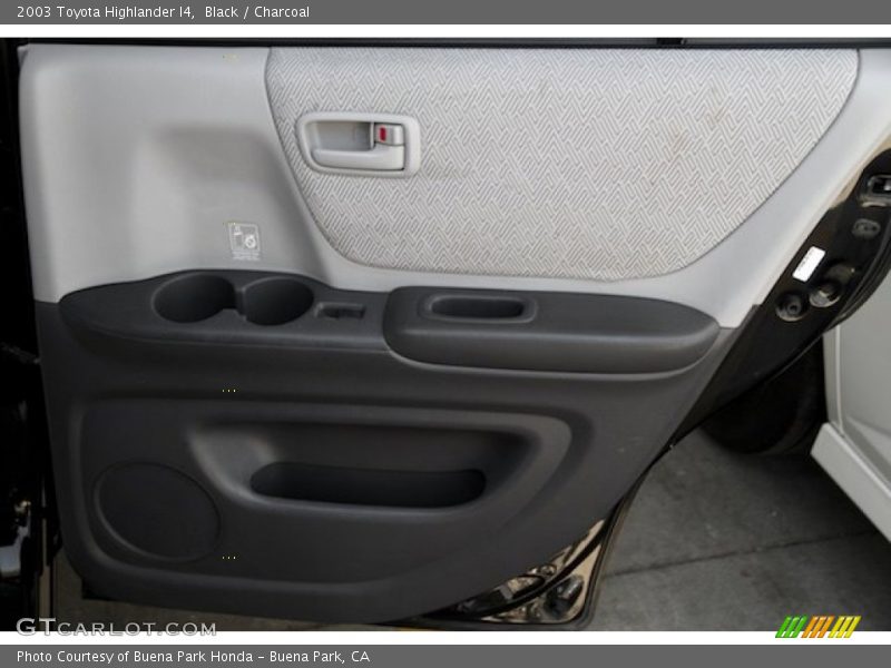 Black / Charcoal 2003 Toyota Highlander I4
